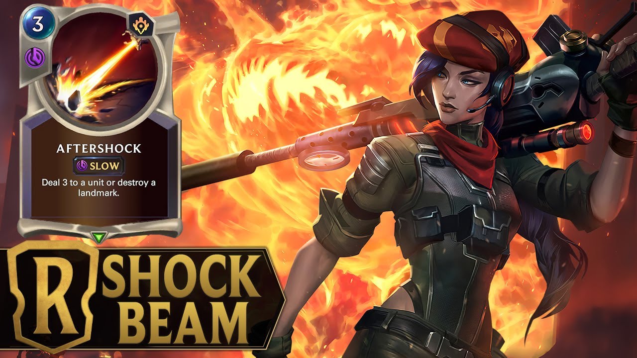 Shock Beam - Caitlyn Ezreal Tybaulk Deck - Legends of Runeterra Worldwalker Gameplay