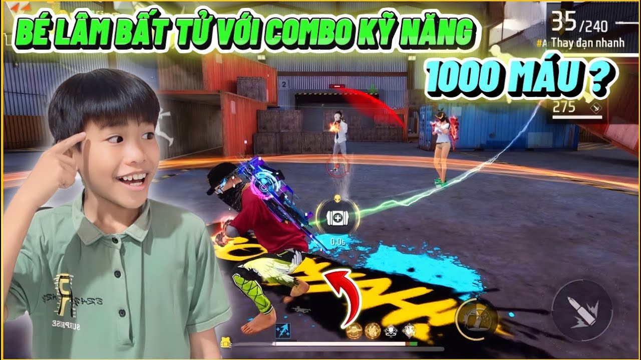 Shima Sốc Nặng Bé Lâm Bất Tử Với Combo Kỹ Năng 1000 Máu, Siêu Trâu Là Có Thật ???