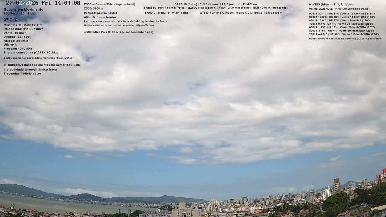 27/02/2026 - Time-lapse das Nuvens 