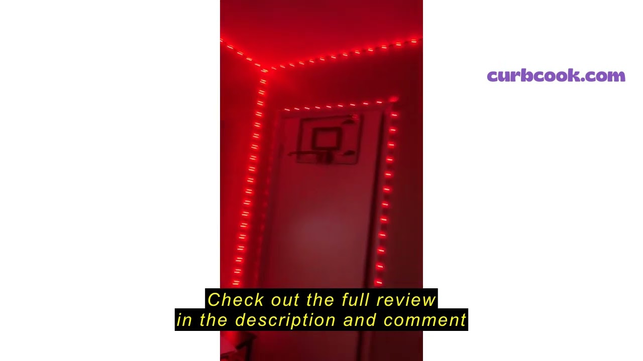 Review Lufeiya Black Gaming Desk with LED Lights and Power Outlets, 40 Inch Teen Writing Study Table