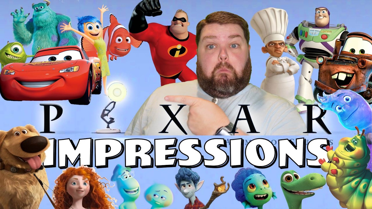 Актёры озвучки пародируют КАЖДЫЙ фильм Pixar