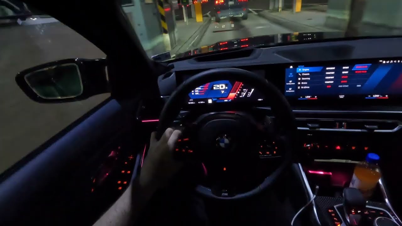 POV G80 M3 Night Drive Highway / Back Roads
