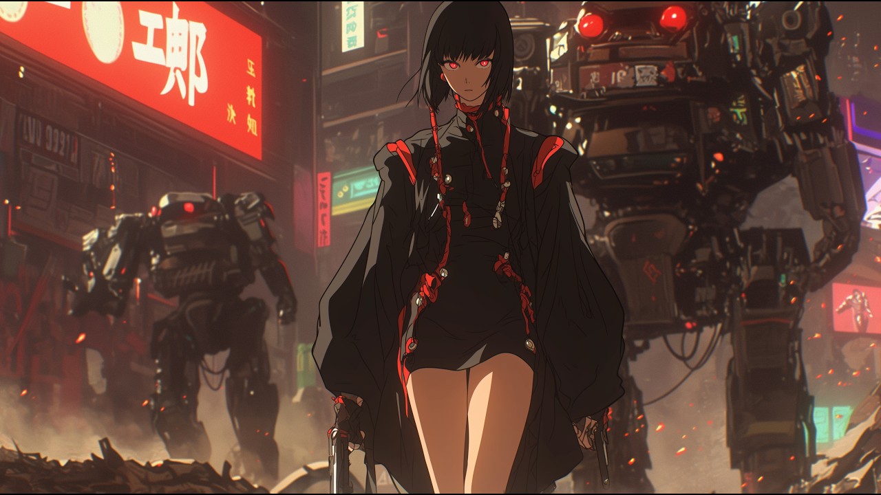 𝟭𝟵𝟴𝟵 𝗪𝗔𝗟𝗞 𝗧𝗛𝗥𝗢𝗨𝗚𝗛 𝗙𝗜𝗥𝗘 // Synthwave, Cyberpunk, Retrowave