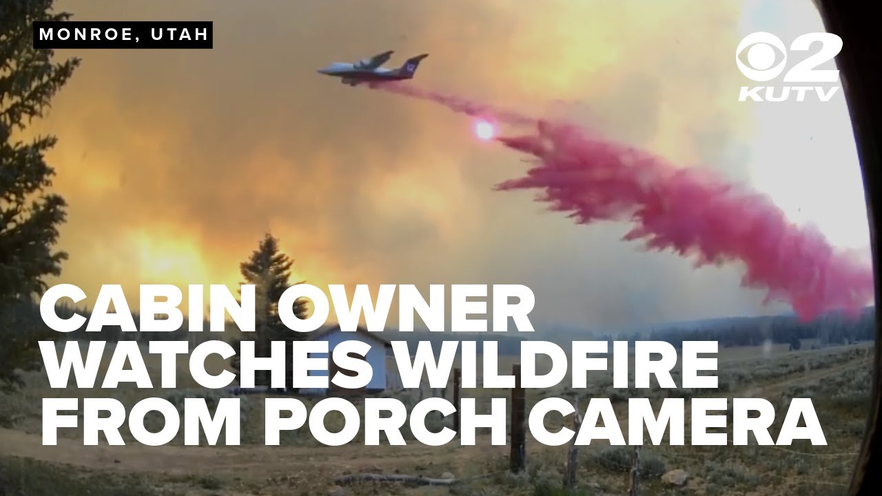 Utah cabin owner remains hopeful as Monroe Canyon Fire grows closer