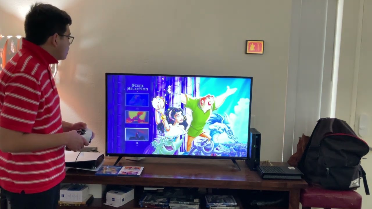 Walt Disney PICTURES THE HUNCHBACK OF NOTRE DAME 2-Movie Collection Blu-Ray Movie Menu Video