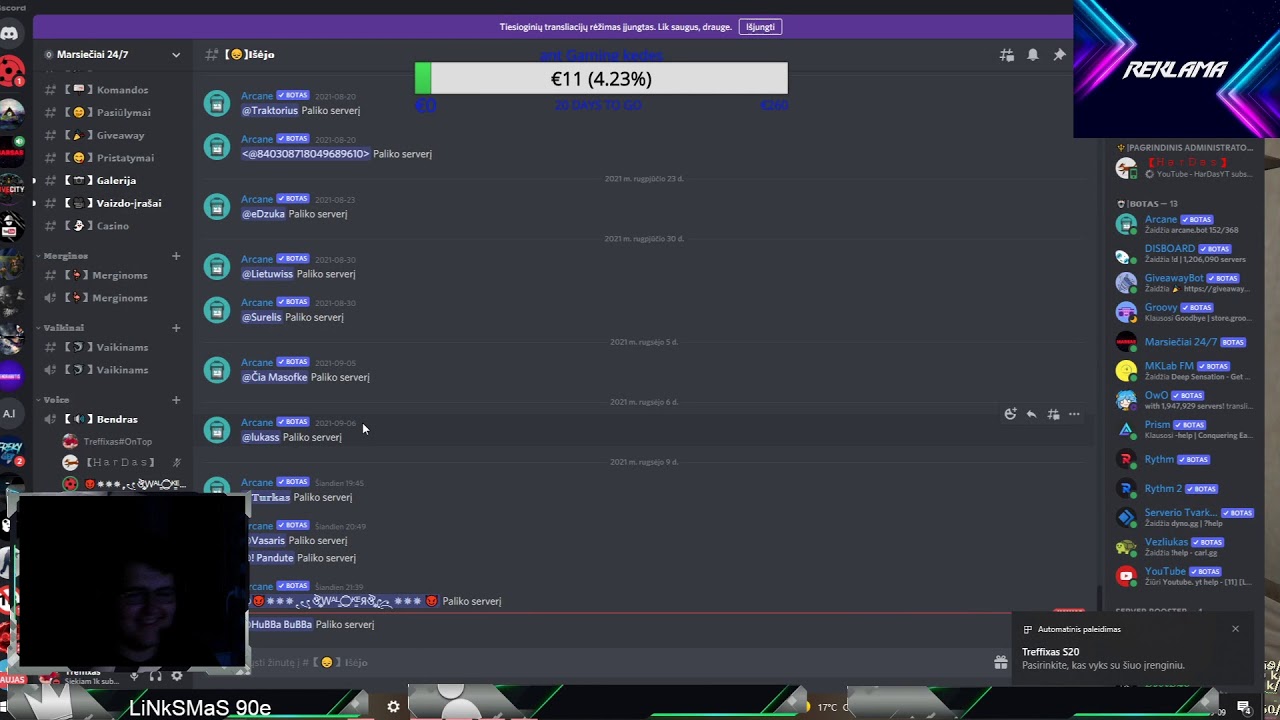 TIESIOGIAI bazaru kovos :D