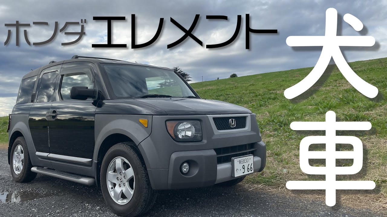 愛犬家にお勧め！2007年ドッグカーオブザイヤー受賞の犬車！時代を先取りし過ぎた珍車！（2003y Honda ELEMENT）