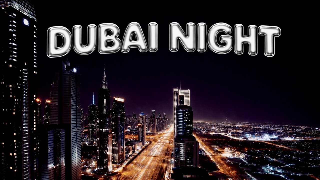 Dubai Skyline 2:04 AM | Smooth R&B 4 Hour Loop