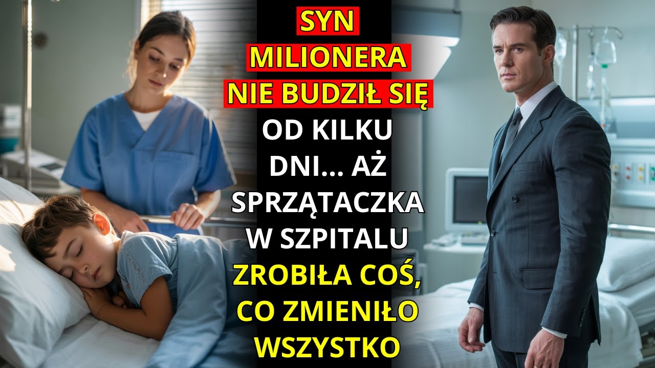 SYN MILIONERA NIE BUDZIŁ SIĘ OD KILKU DNI…AŻ SPRZĄTACZKA W SZPITALU ZROBIŁA COŚ CO ZMIENIŁO WSZYSTKO