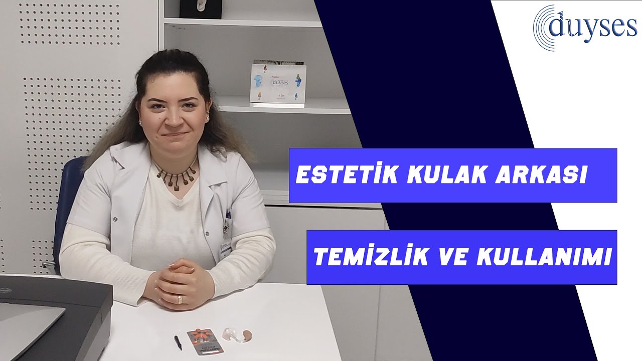 Estetik kulak arkası  (RIC) işitme cihazının kullanımı ve bakımı