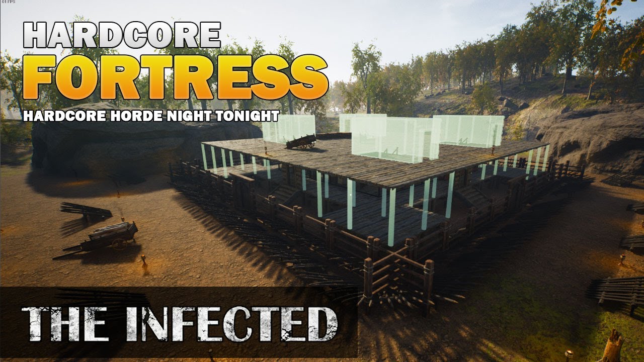 HARDCORE HORDE NIGHT | Base Building | The Infected Gameplay | S3 EP64