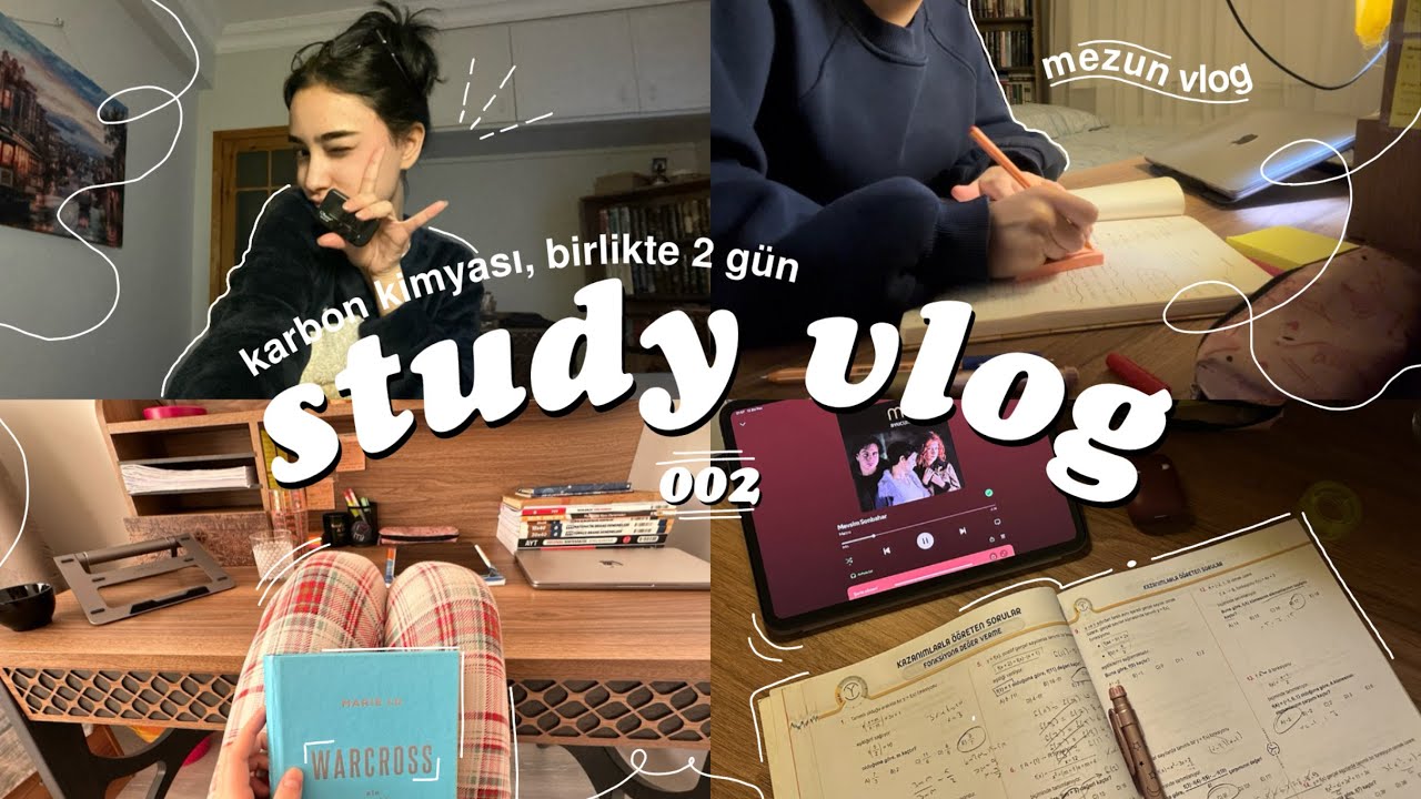 ders calısma vlogum 002 | mezun vlog, benimle 2 gün #yks2026 