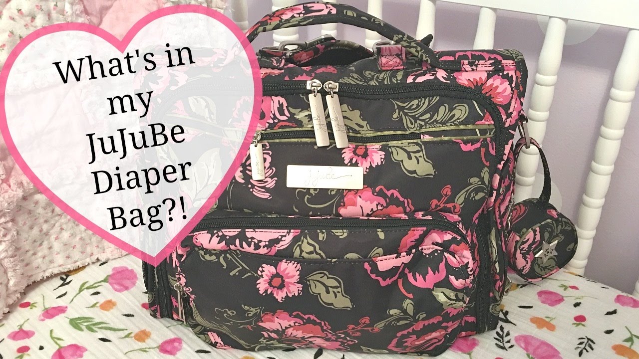 What’s in my JuJuBe Diaper Bag - Newborn Edition!