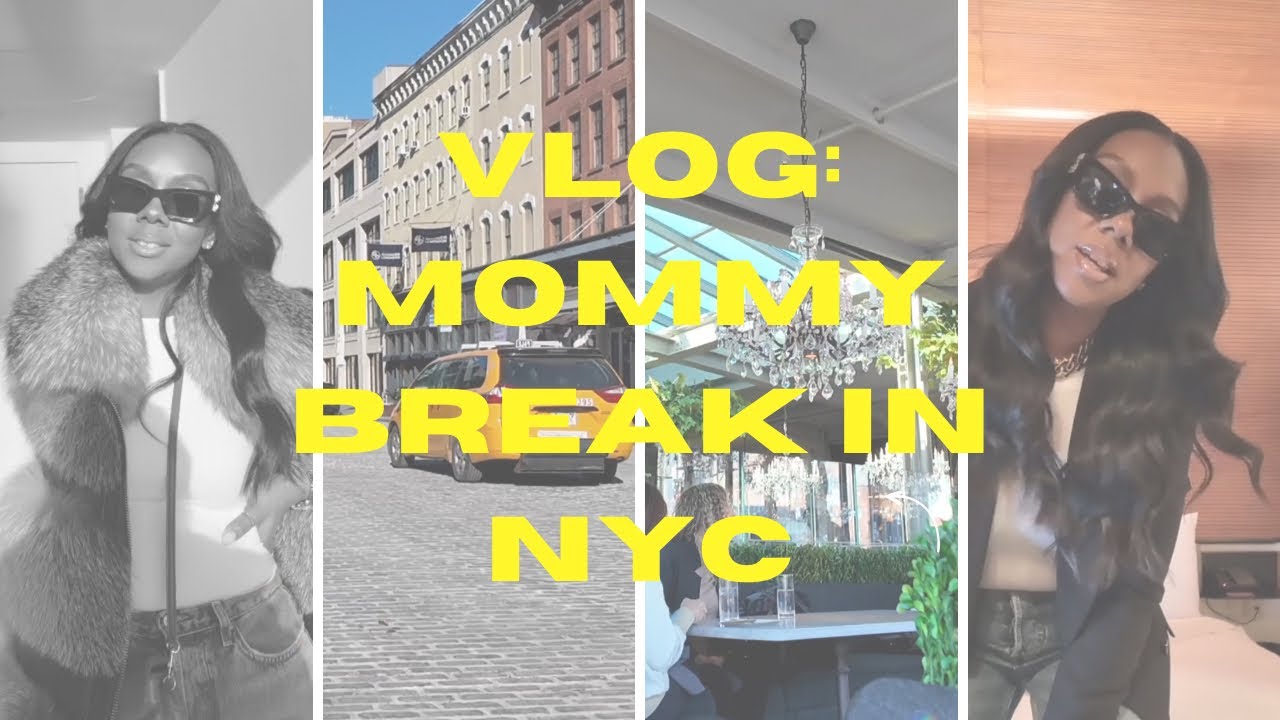 VLOG: NYC, shopping, mom break, dinner, hair extensions