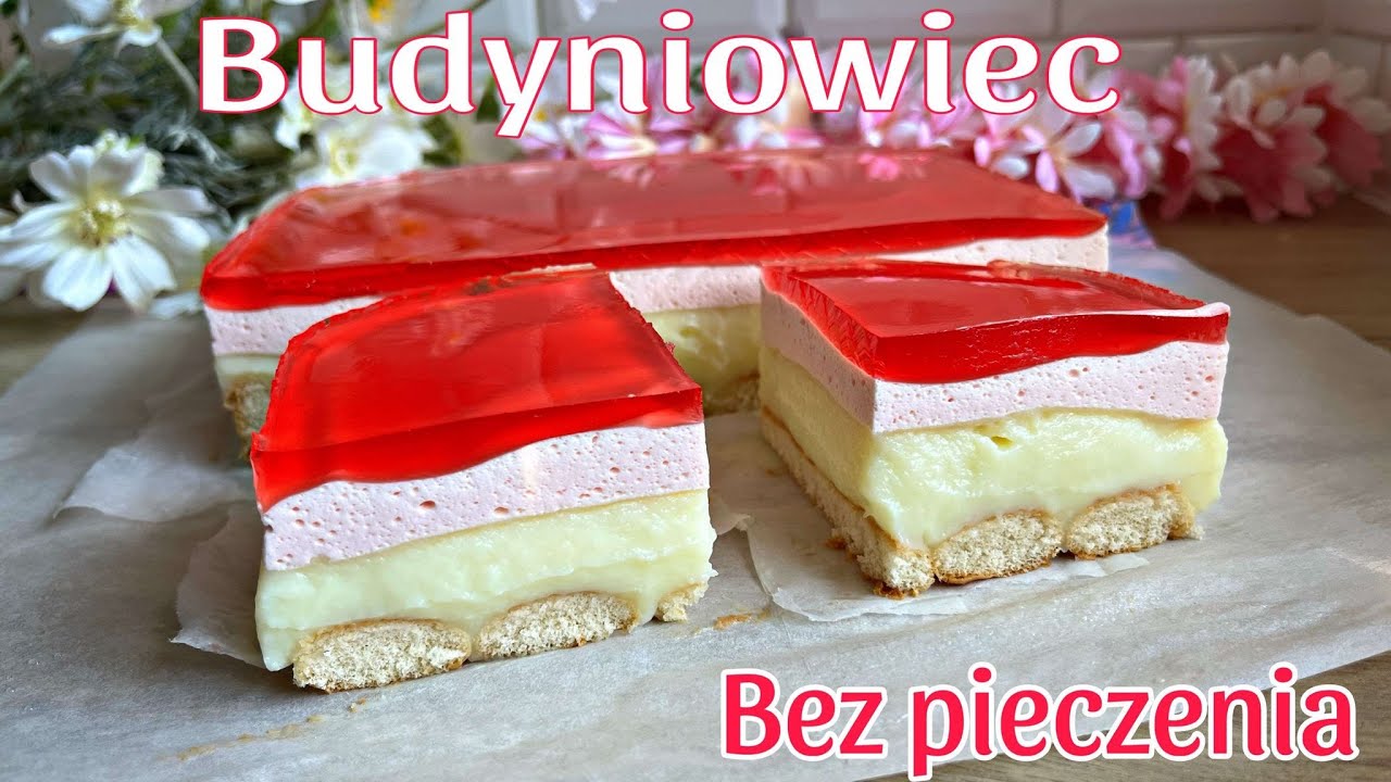 🍰🌸❤️BUDYNIOWIEC Najlepsze Aksamitne Ciasto Bez Pieczenia🍰🌸❤️