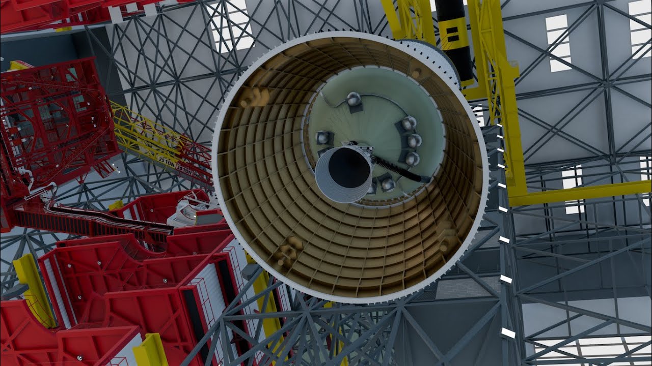 Apollo 15 Część 3: 3. stopień (S-IVB) (animacja Blender)
