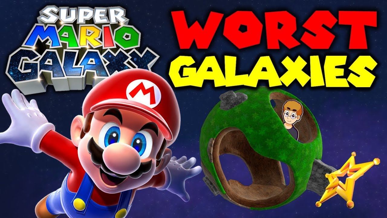 Top 10 WORST Galaxies in Super Mario Galaxy Feat. Nathaniel Bandy !