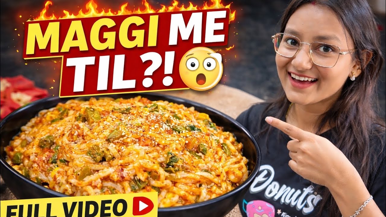 Maggi Me Til?! 😳 Ye Recipe Aapko Shock Kar Degi!