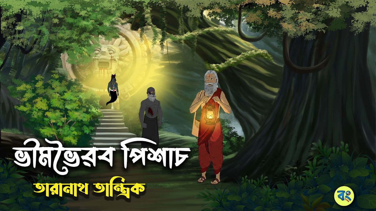 ভীমভৈরব পিশাচ - Taranath Tantrik Golpo | Bangla Bhuter Golpo | Bhuter Cartoon
