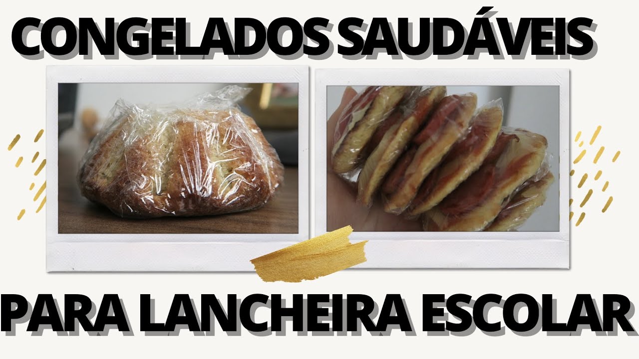 Bolinho de banana|bolinho de maçã| mini pizza |Lancheira prática|Congelados saudáveis  | Éramos Dois