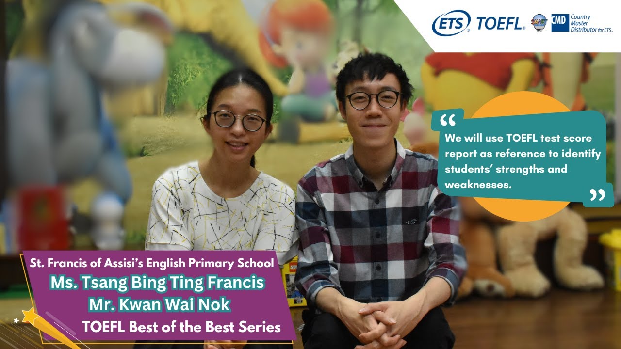第三屆 全港少年托福卓越成績大獎-聖方濟各英文小學-Ms. Tsang Bing Ting Francis & Mr. Kwan Wai Nok