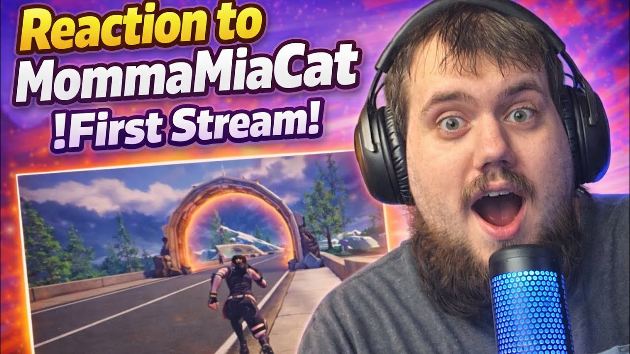 Reacting to MommaMiaCat’s FIRST Stream! 👀🔥