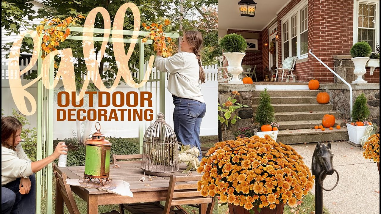 Fall Outdoor Decorating Ideas 2025 (Magazine-Worthy!) Fall Porch Decor, Makeovers & Autumn Charm