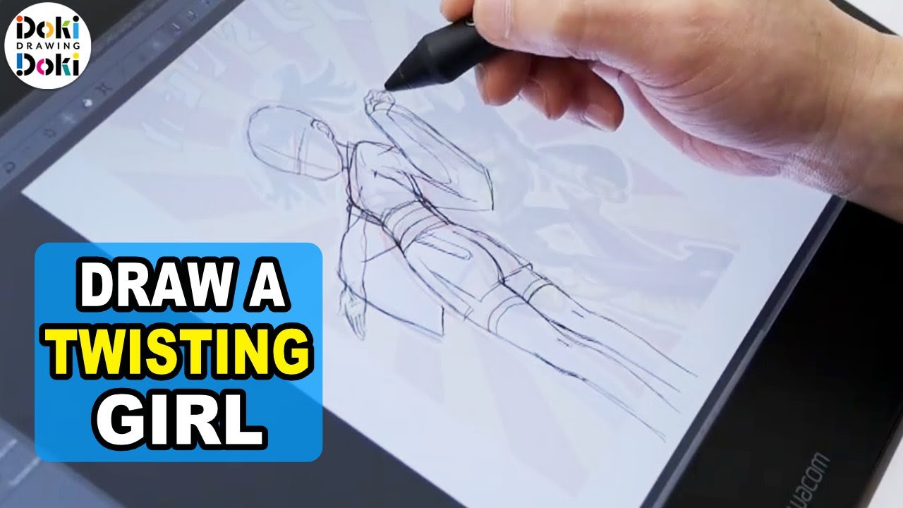 Draw a TWISTING Girl｜Japanese Pro Gives Advice