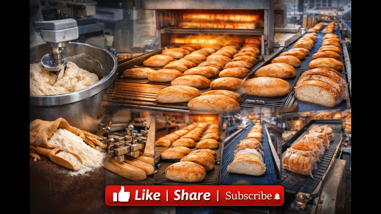 How Bread Is Made | Complete Bread Making Process