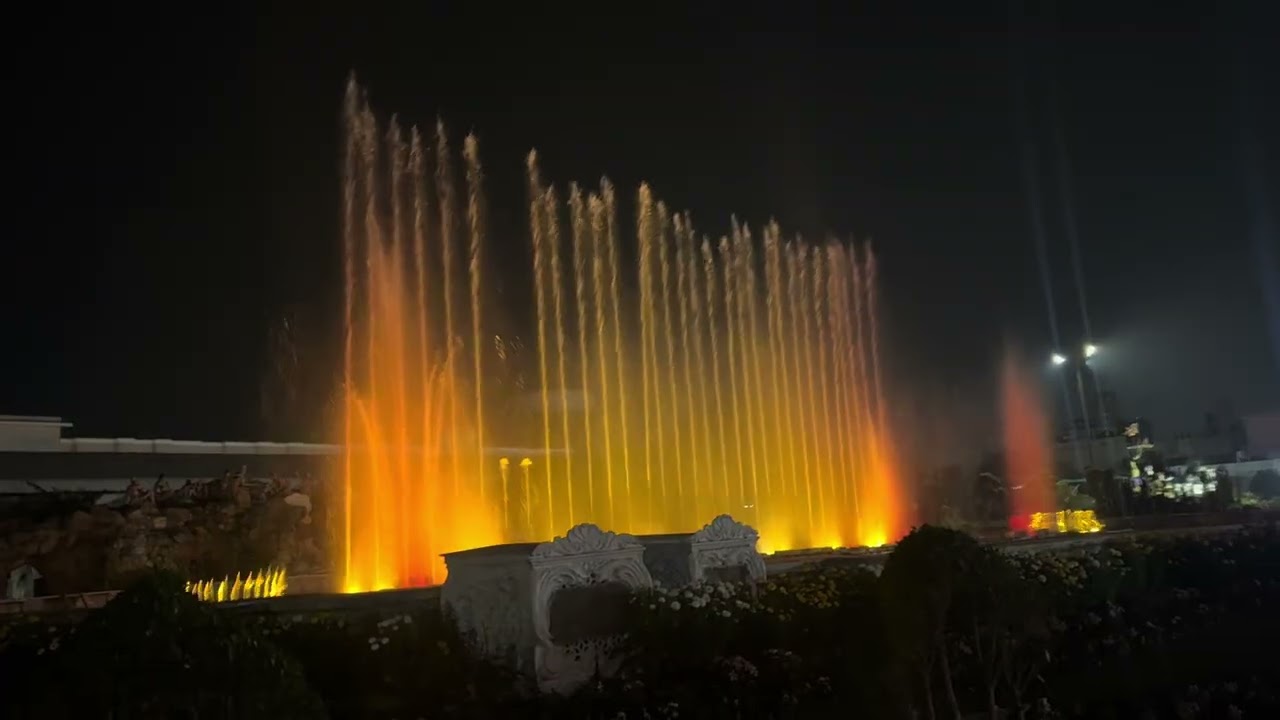 #prem mandir water show…..💖#subscribetomychannel 