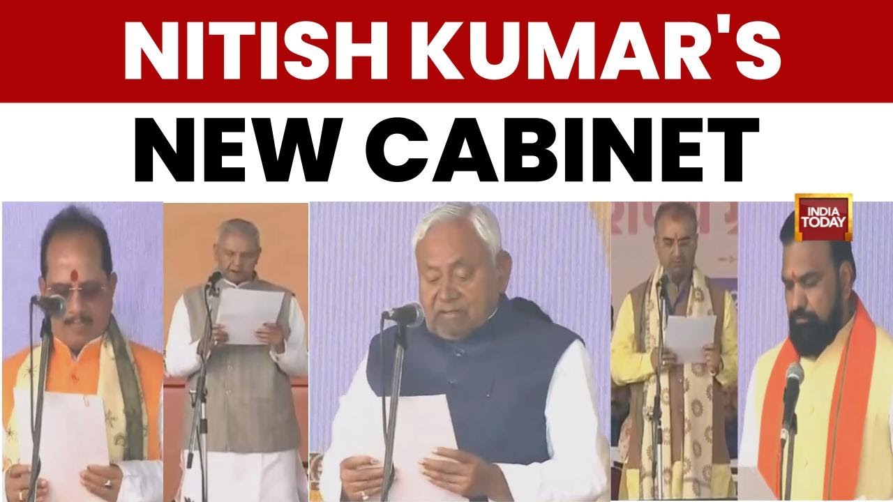 Bihar Oath Ceremony 2025: Nitish Kumar Takes Oath As Bihar CM With Others | India Today News