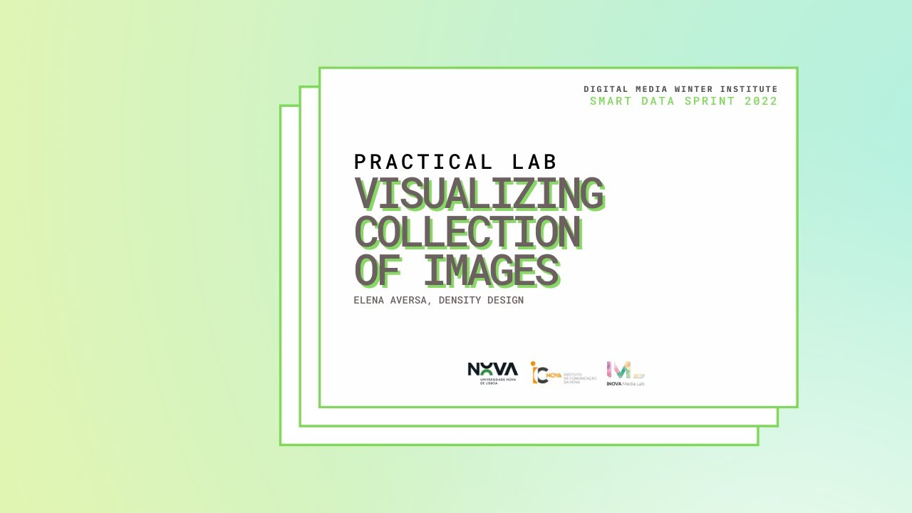 #SMARTDATASPRINT 2022 | Visualizing collection of images | Elena Aversa | Density Design