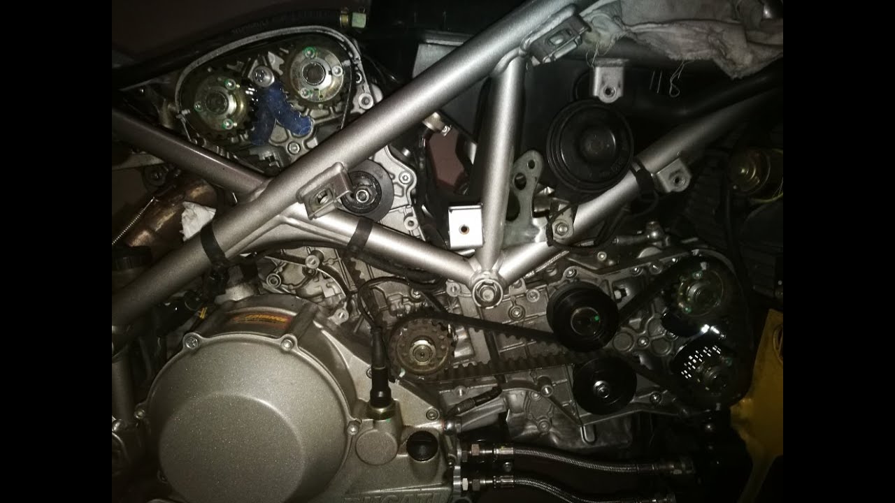 Sostituzione cinghie distribuzione Ducati Testastretta 1 Parte-Ducati timing belt change