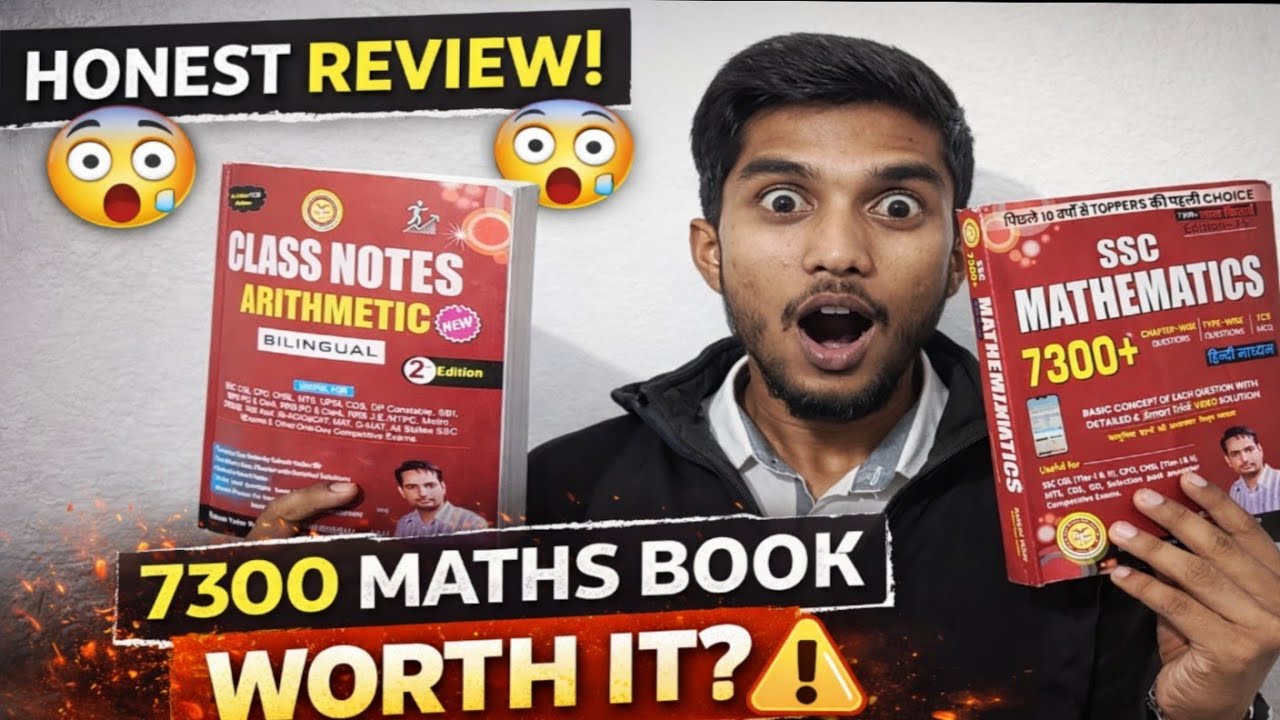 7300+ Maths Book by Rakesh Yadav | Honest Review | SSC Aspirants Must Watch 😳