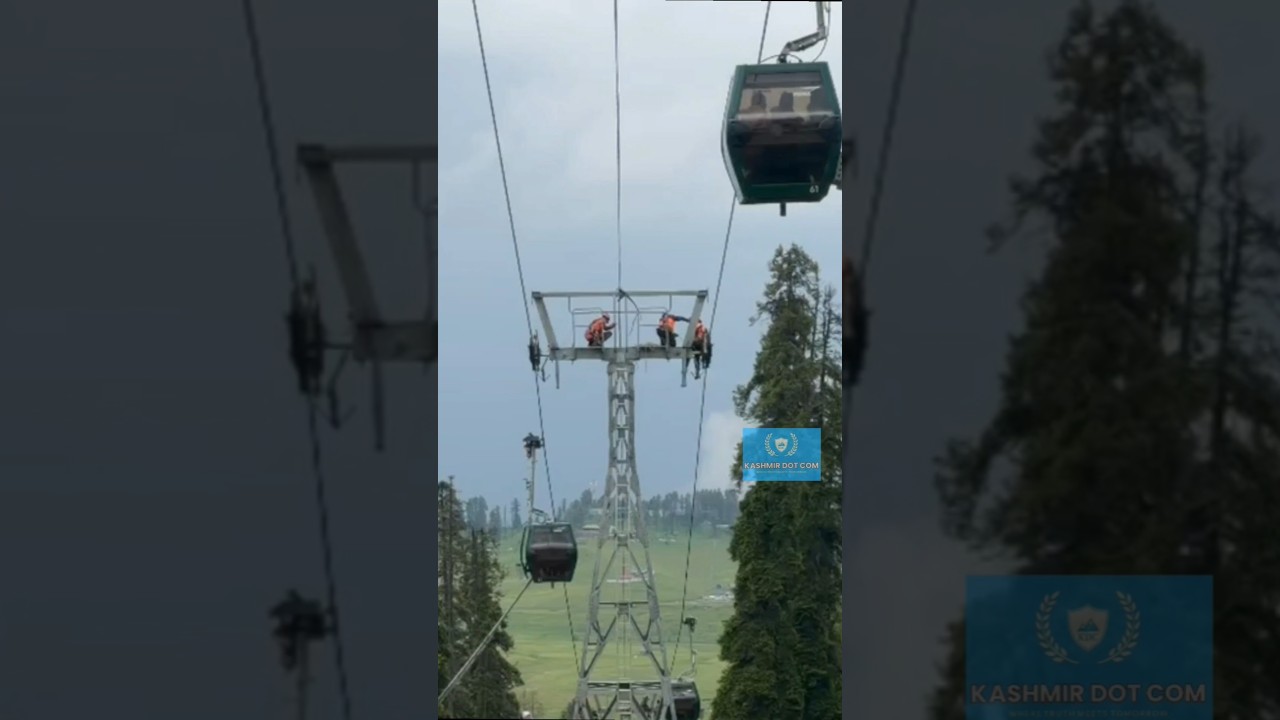 Tourists stranded as technical snag halts Gondola service at Gulmarg