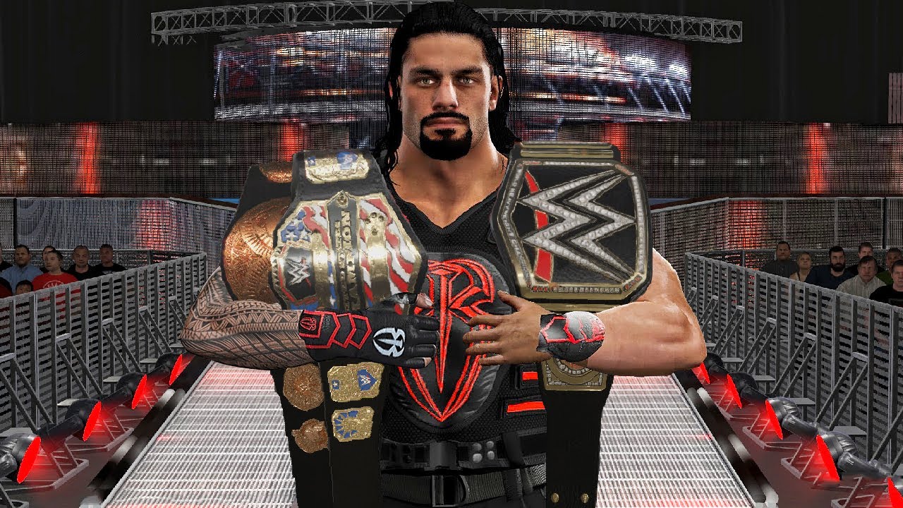 WWE 2K17 - All Of Roman Reigns Championship Wins In WWE!