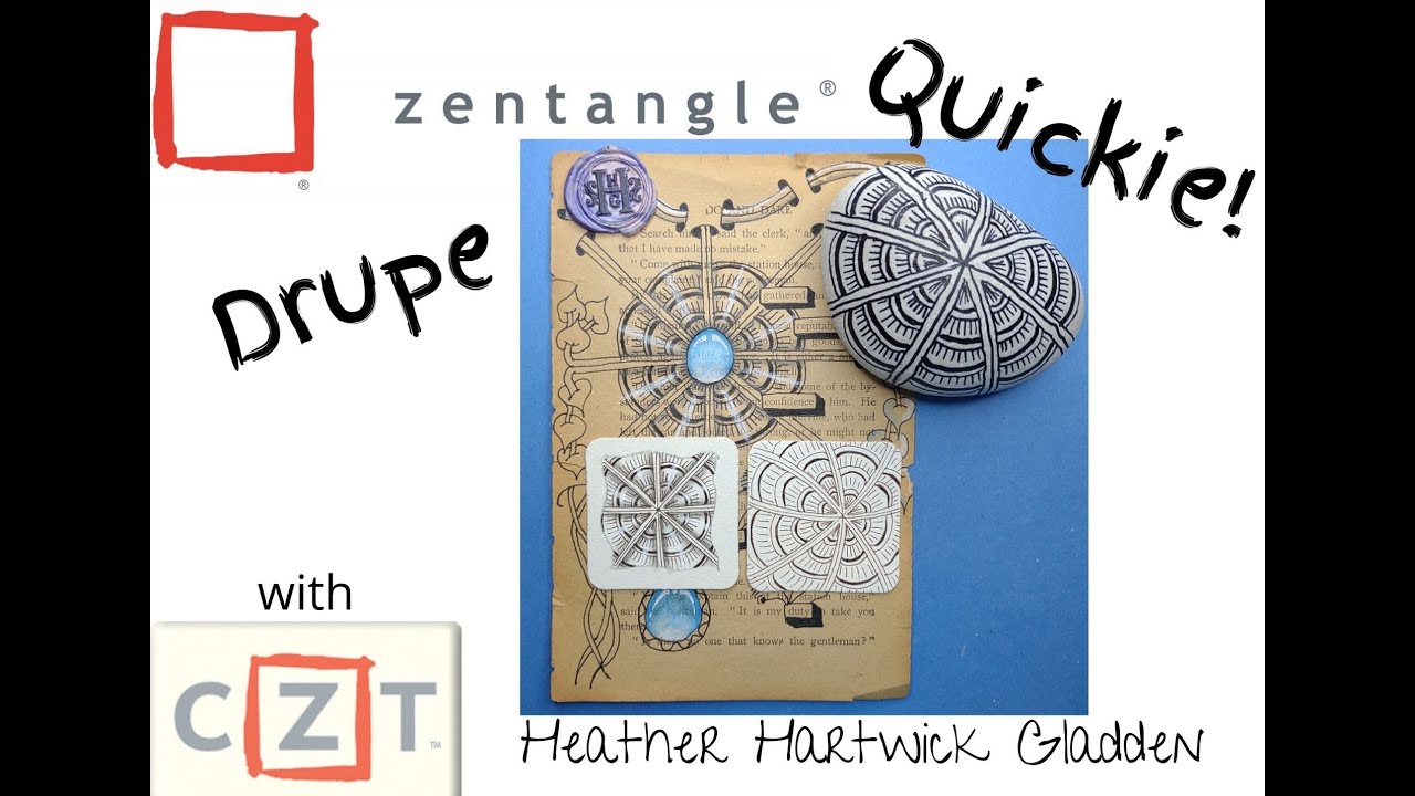 Zentangle&reg; Quickie: Drupe