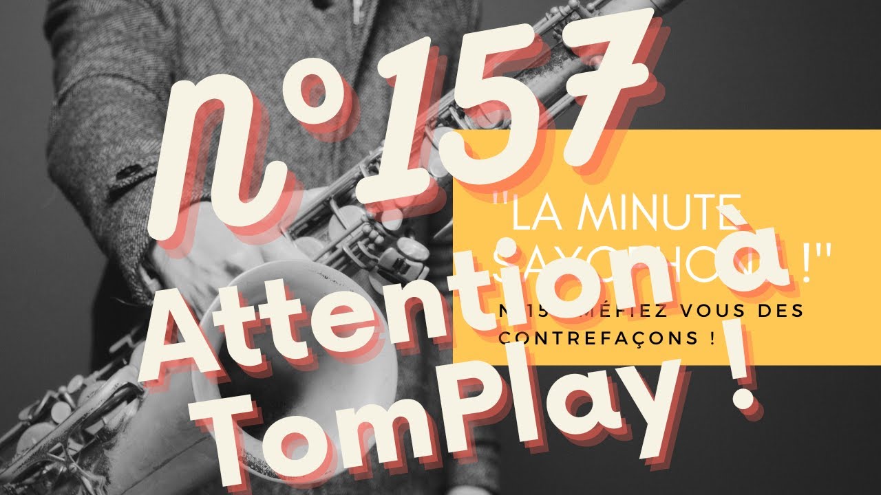 « La Minute Saxophone ! » N°157 :  Attention aux applications TomPlay, Metronaut, IReal Pro !