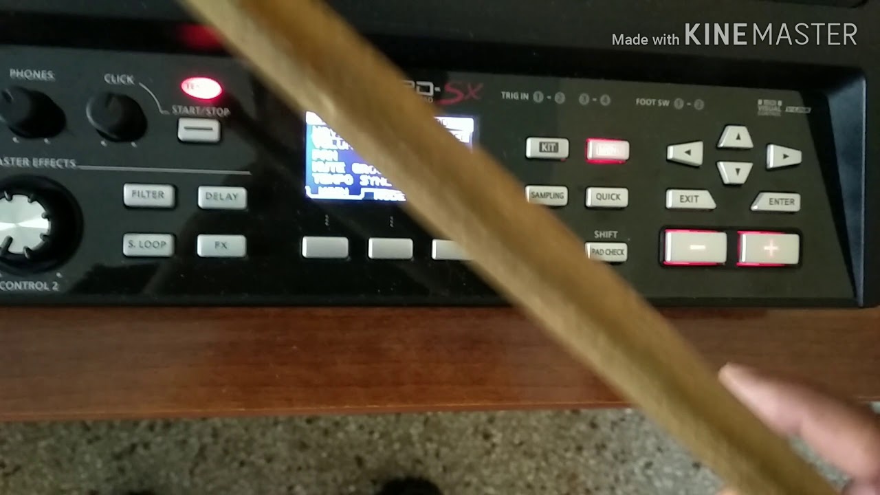 ROLAND SPD SX PAD किट बनाए