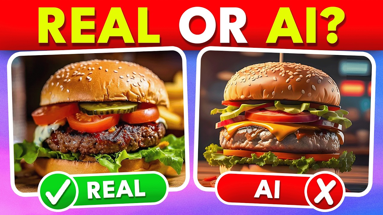 Can You Tell REAL vs FAKE in 5 Seconds? ⏳ AI Test 🤯 40 Questions ⏰