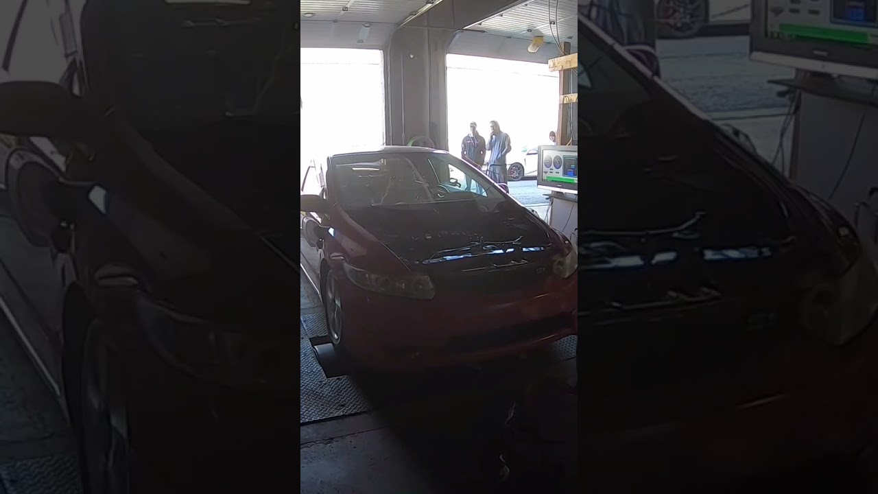 TURBO 8TH GEN with Stock K20 Blows Up On The Dyno