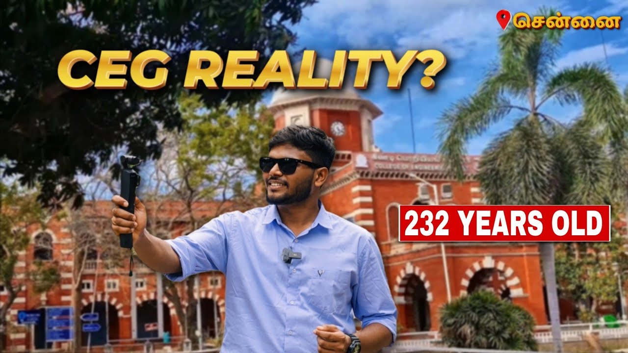 Inside CEG Guindy 🔥 | Student Interviews, Cutoff, Placements & Campus Tour