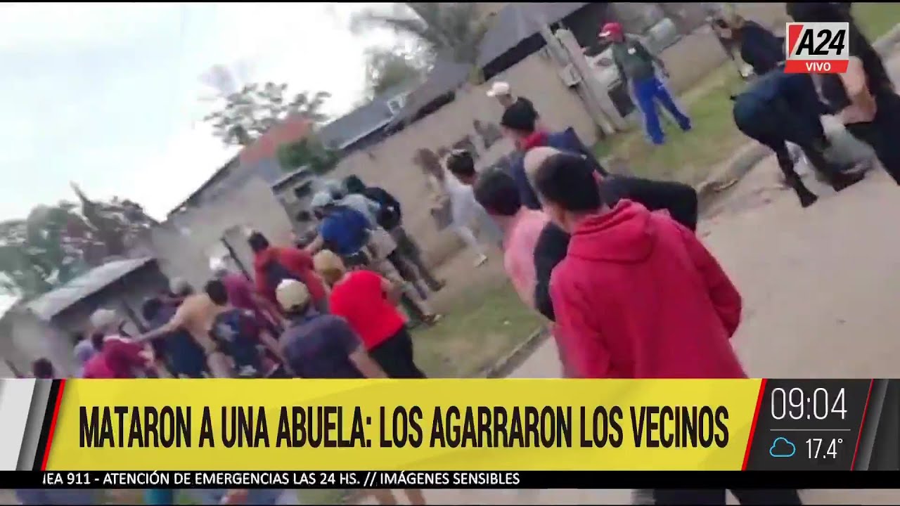 🚨 JUSTICIA POR MANO PROPIA EN MORENO TRAS EL ASESINATO A GOLPES DE UNA ABUELA