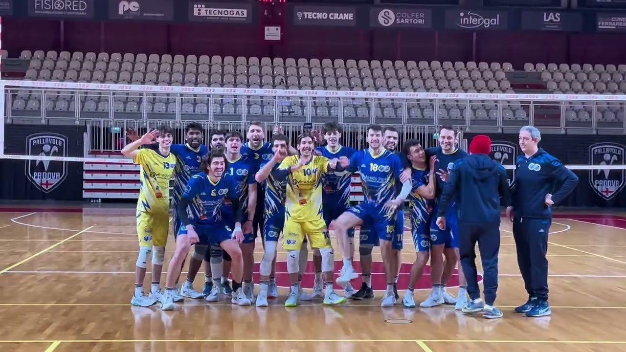 Kioene Padova vs Dual Caselle 1-3 7febbraio 2026 Serie B