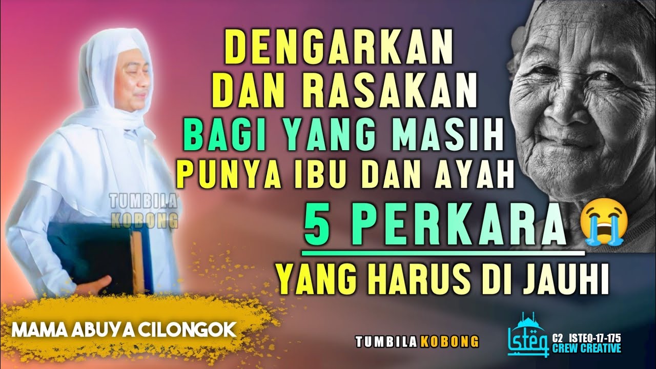 ABUYA UCI - 5 PERKARA YANG HARUS DI JAUHI