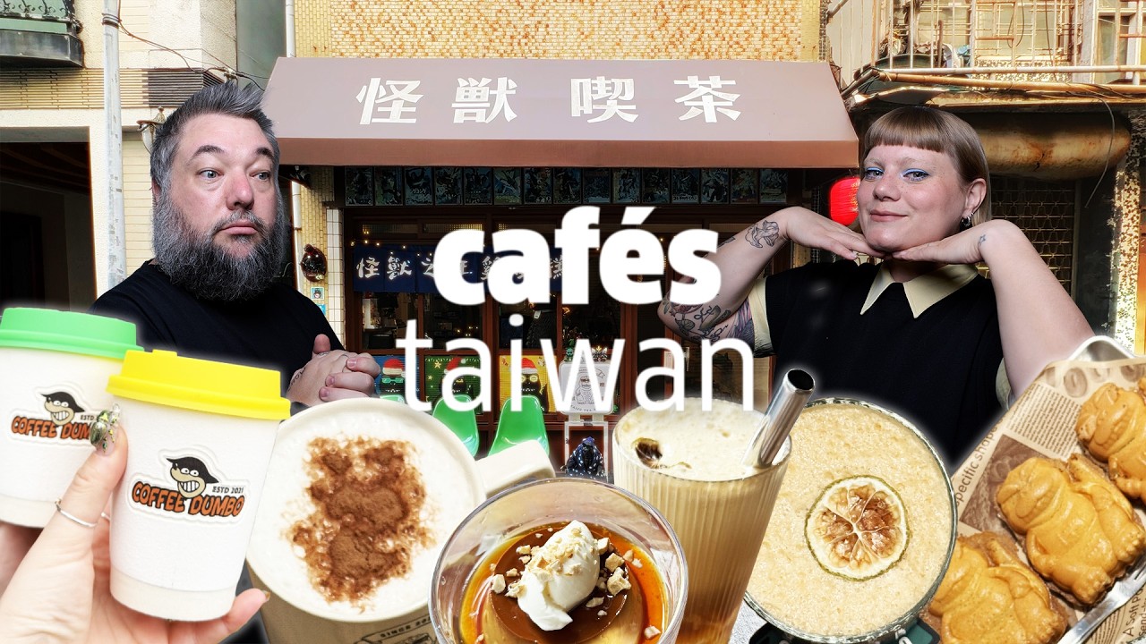 Café Hopping in TAIWAN 🇹🇼 FIRST TIME IN TAIWAN
