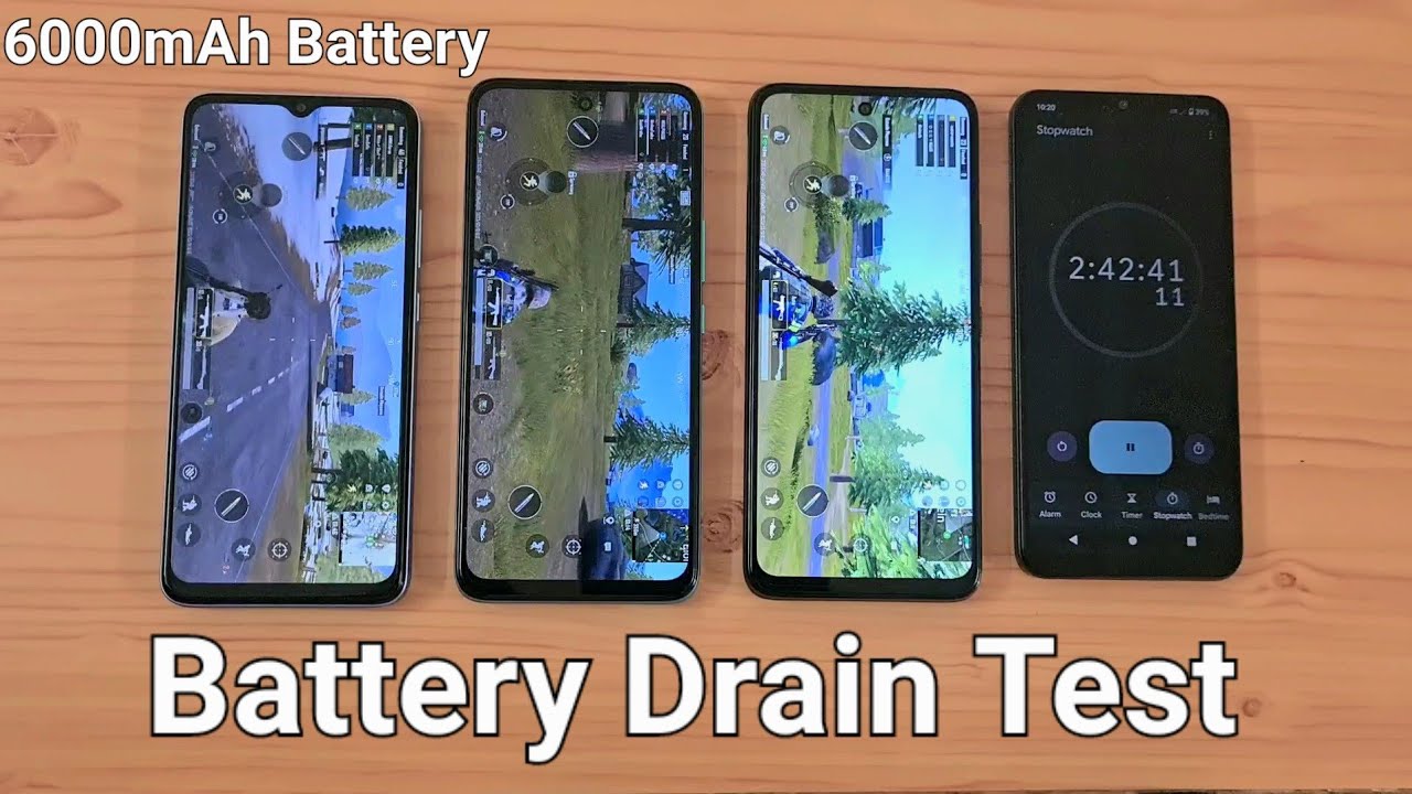 Infinix Smart 7 vs Infinix Hot 12 Play vs Infinix Hot 20 Play Battery Drain Test