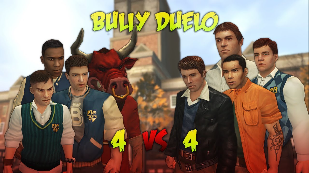 Bully SE: Ted (5K), Mascot, Damon & Gary VS Russell, Johnny, Edgar & Bif