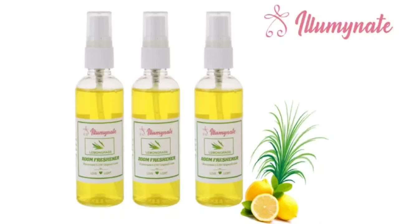 Illumynate Pack of 3 lemon grass room freshener