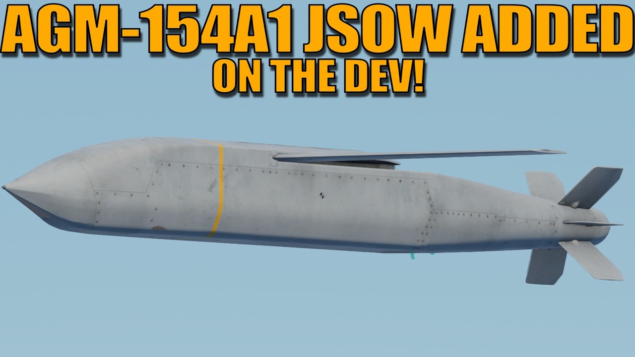 AGM-154A1 JSOW ADDED to the DEV! NEW GLIDE BOMB with a massive range? - War Thunder